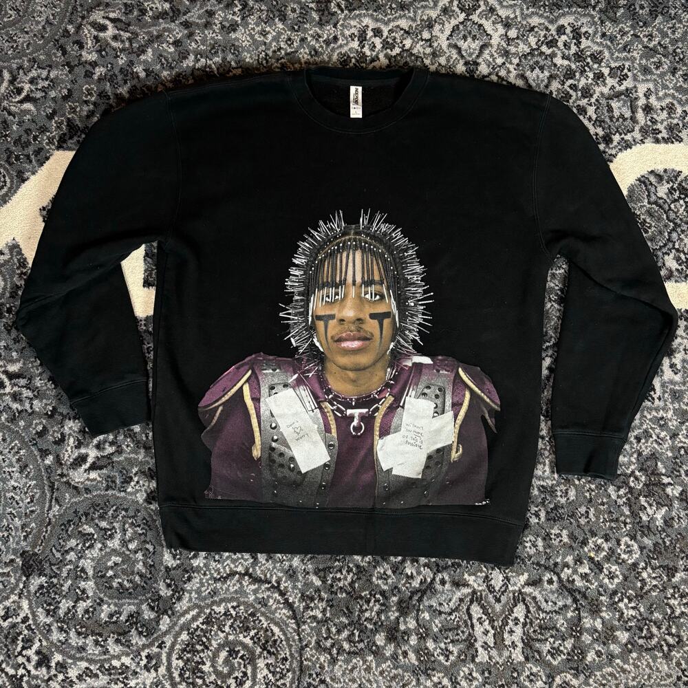 Teezo Touchdown 2023 Night Scott Maximus Tour Sz L Crewneck‎ Rap SAMPLE